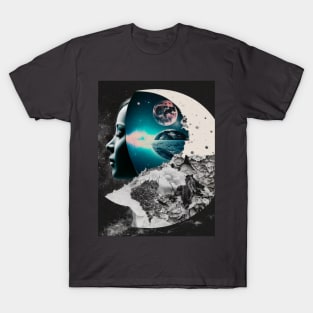 Collage Moon Face T-Shirt